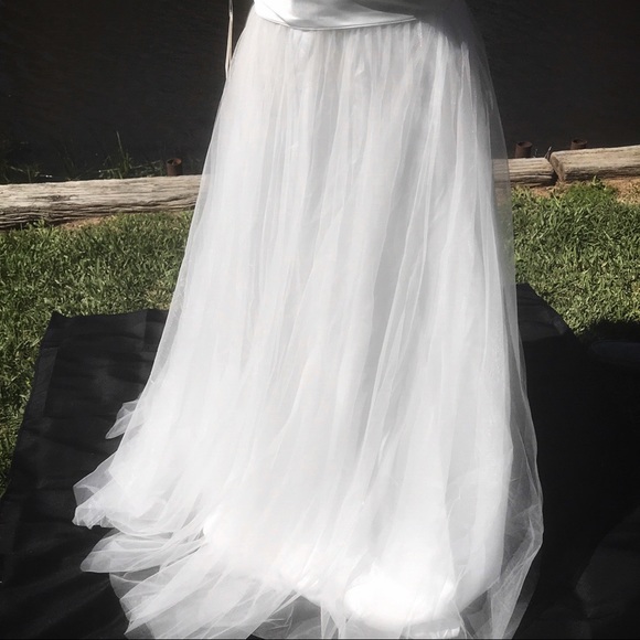 NWT Bohemian A Line Wedding Dress - Picture 5 of 8